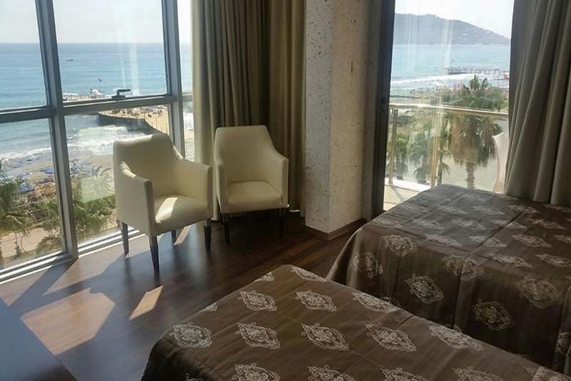 Bayar Garden Beach Hotel Alanya Exteriör bild
